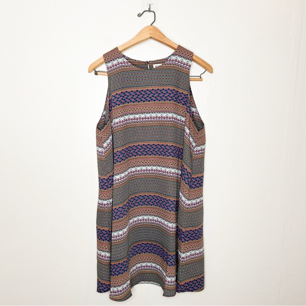 Artisan NY Eclectic Boho Print Sleeveless Mini Dress 12